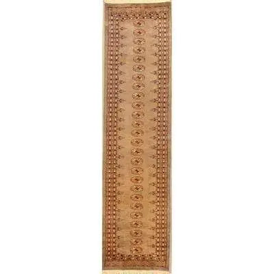 One Of The Kind Pakistani Hand-Knotted Rug 10'6" x 2'7"